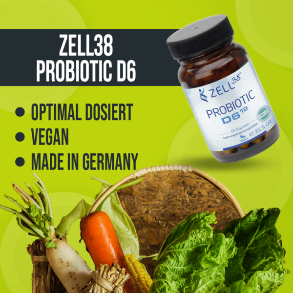 Zell38 Probiotic D6 - 2 Monats-Packung – Bild 2