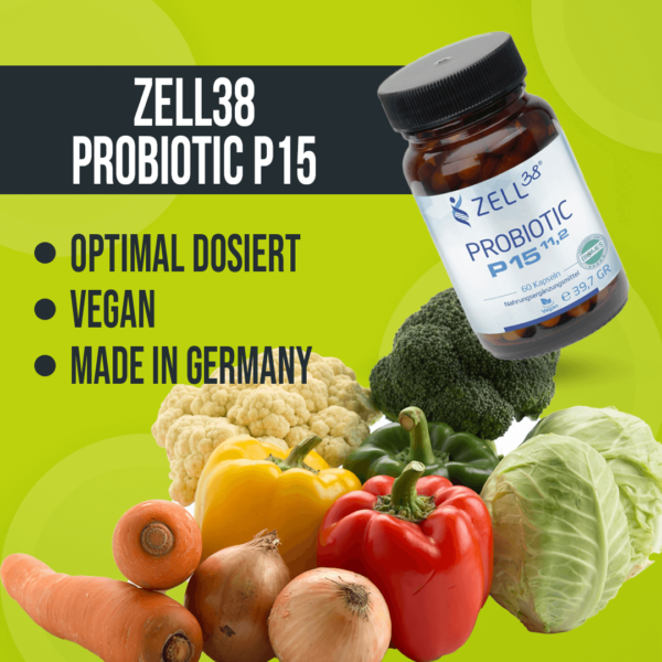 Zell38 Probiotic P15 - 2 Monats-Packung – Bild 2